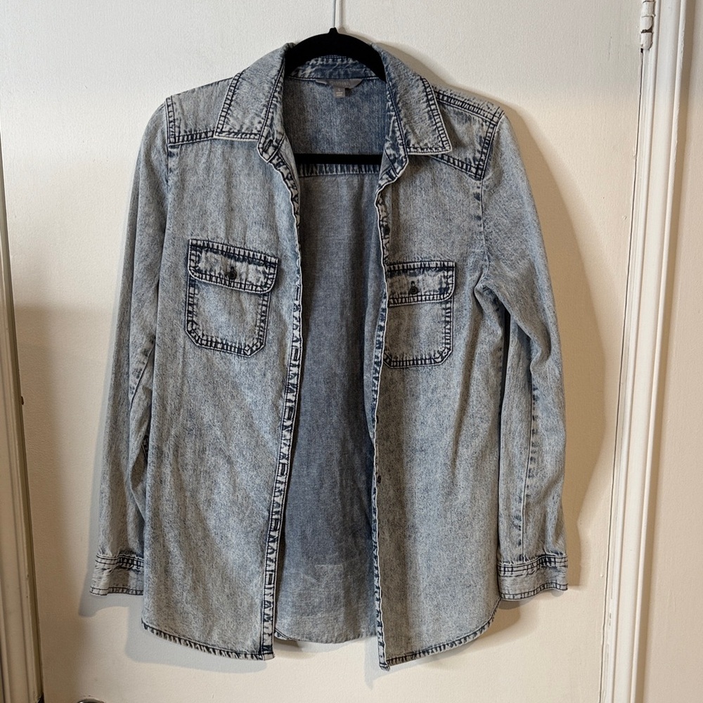 Rubbish Stonewash Denim Top